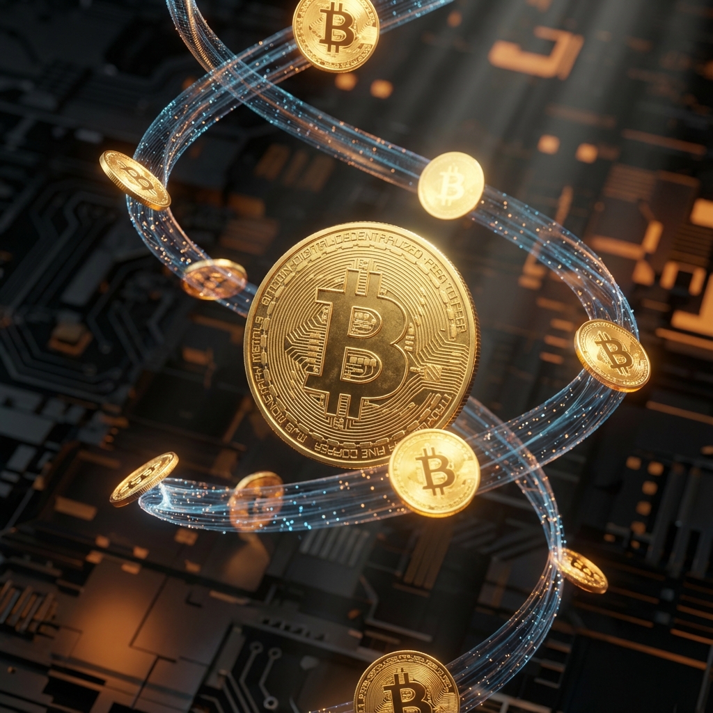 Bitcoin Currency Scarcity Illustration